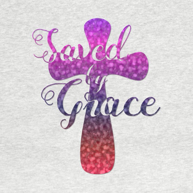 Saved by Grace - Artistic Cross by AlondraHanley